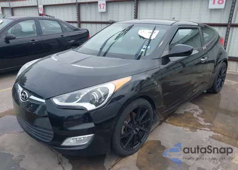 2014 Hyundai Veloster Re:flex W/Black from USA, damaged, VIN KMHTC6AD4EU212002